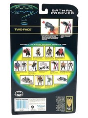 Kenner 1995 DC Batman Forever Two-Face Action Figure Carded 5”