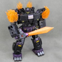 Big Sword Weapon Flame Upgrade Kit For Age of the Primes Megatronus The Fallen