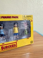 Bob’s Burgers Series #1 Collectible 5 Figure Pack PhatMojo 2015, NEW OPEN BOX