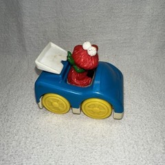 Vintage Sesame Street ELMO Blue Race Car Tyco Jim Hanson 1993 Play Time