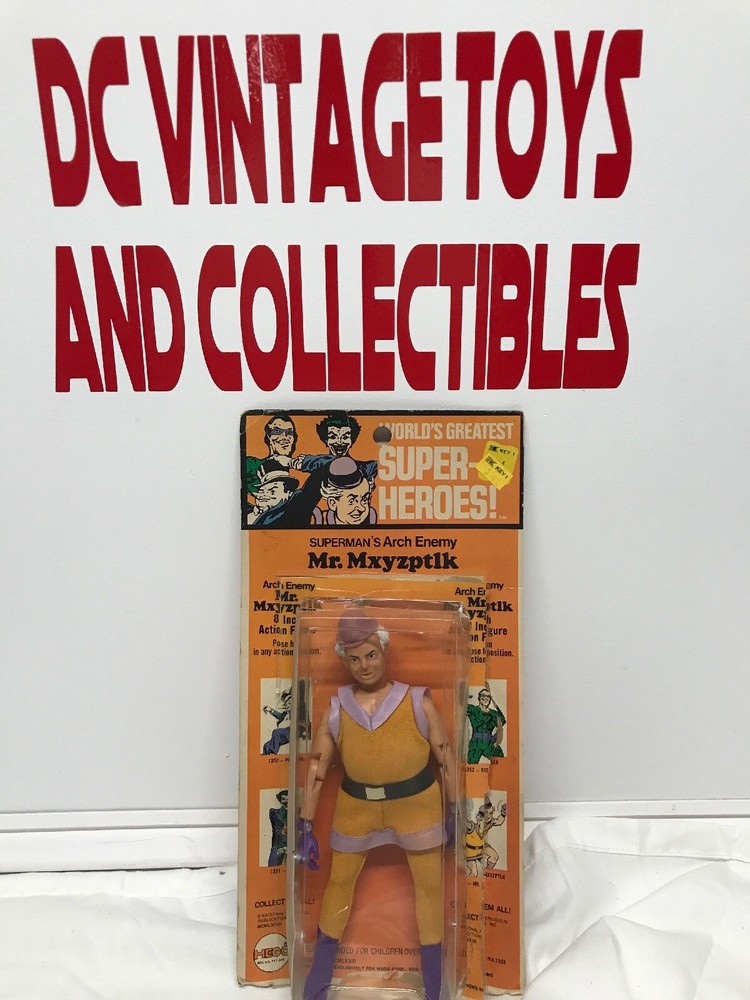 Mego original vintage 8 inch Mr.Mxyzptlk ,Kresge Opened Bubble Type 1 LOOK