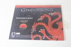 Game Of Thrones Daenerys With Dragon Bust 1108/2000 Dark Horse Gentle Giant
