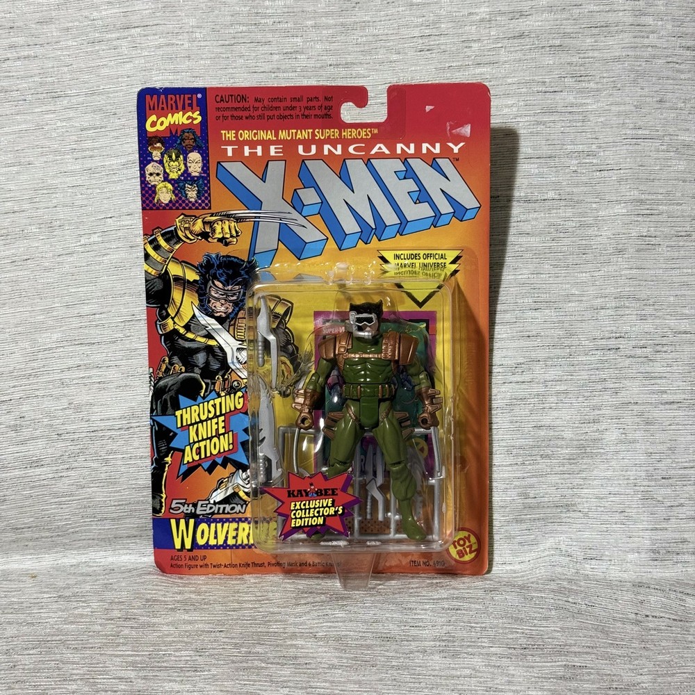 VTG X-Men Wolverine 5th Edition Action Figure Marvel Comics 1993 Kay Bee Toy Biz