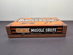 Plunderlings Plunderstrong ORANGE MUSCLE CRATE 1/12 Scale Figure Add-Ons