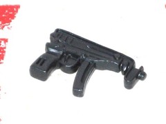 GI Joe Weapon Cobra NEO Viper Uzi Pewter Blue 2003 Original Figure Accessory