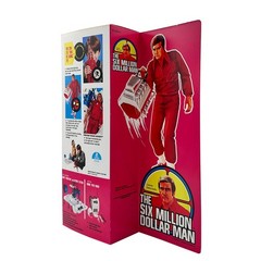 1/6 Figure Display Repro Box ONLY The Six Million Dollar Man Steve Austin Lots