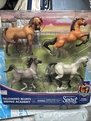 Palomino Bluffs Riding Academy Dreamworks Spirit Riding New Sealed 4 Horses A5