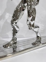 1994 Toy Biz Marvel Fantastic Four Deluxe 10″ Silver Surfer Action Figure