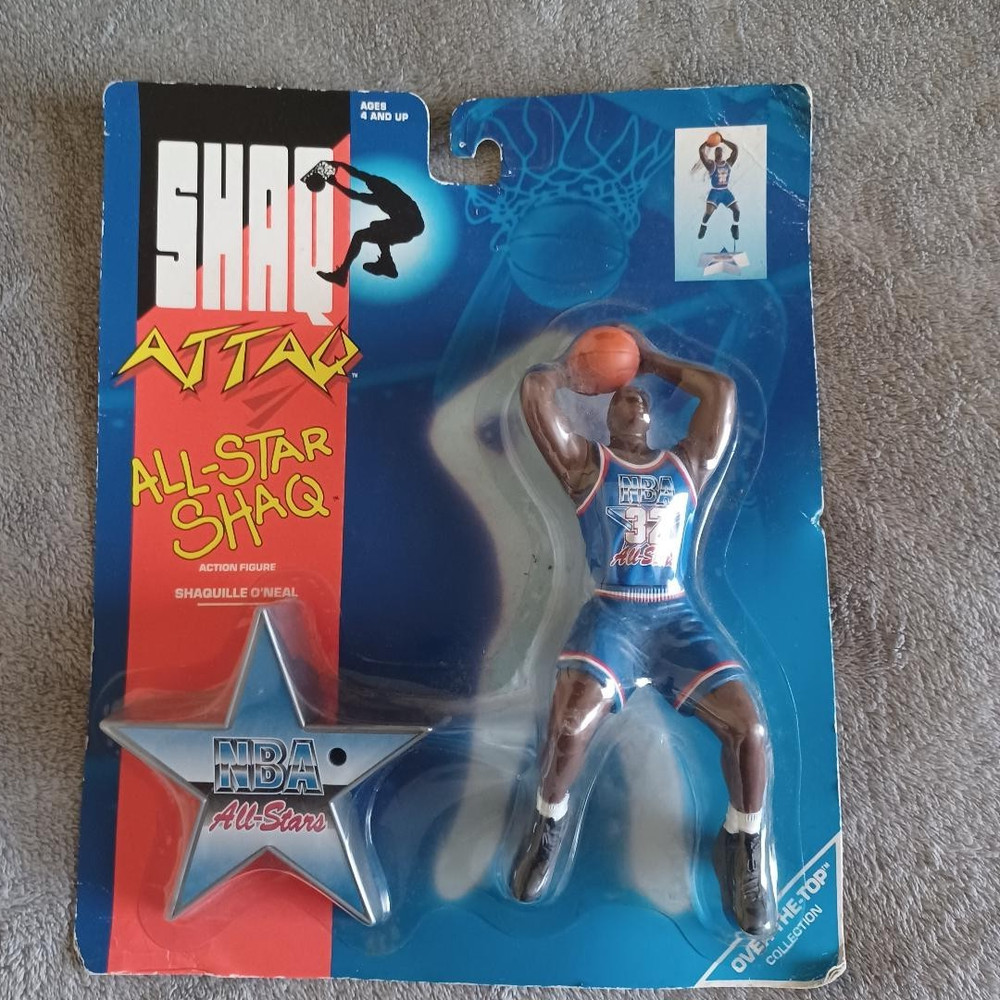 1993 Kenner Over The Top NBA Ages 4+ Shaq Attack Action Figure Shaquille O’Neal