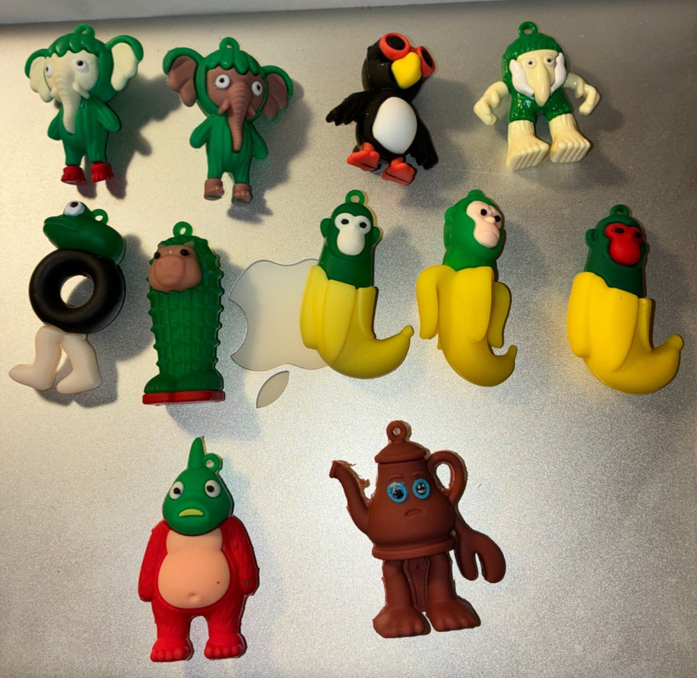 Lot 11 Italian Brainrot Ta Ta Ta Ta Sahur Boneca PVC Mini Figures Toys Memes