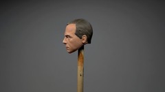 1:12 custom painted Simon Pegg, Benji from Mission Impossible head sculpt