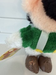 Vintage 1988 Acme Nintendo Super Mario Bros. 9″ Luigi Plush Toy Doll With Tags