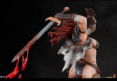 Red Sonja A Savage Sword Premium Format Statue Sideshow In Shipper New