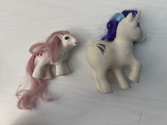 MLP My Little Pony G1 Lot of 4 — 3 Babies, One Adult Unicorn TLC