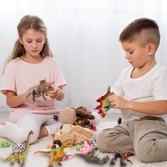 Dinosaur Toy Large Set Realistic Figures Toys Lot for Boys Toddler Kids Playset