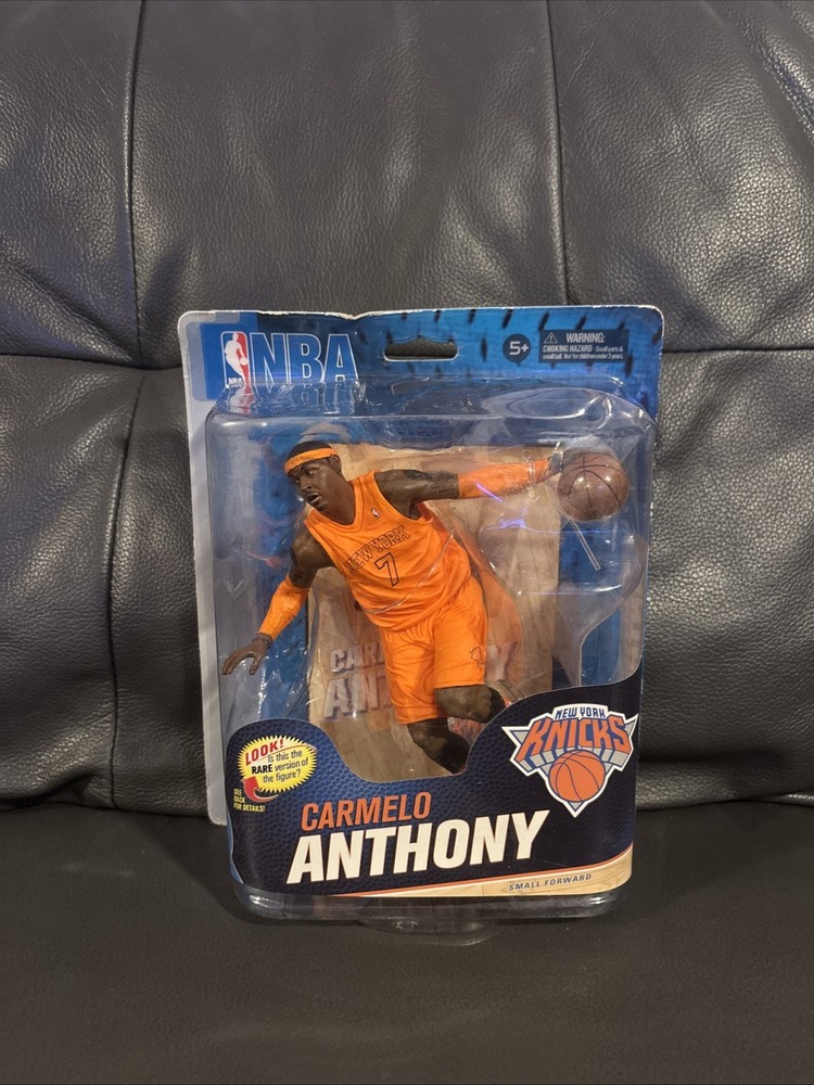 2013 McFarlane Carmelo Anthony Figure RARE Christmas Uniform Edition Orange MOC