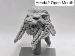 3d Print INBEATABLE BOY BATTLE BEAST HEAD#2 1:12 MYTHIC LEGIONS OGRE SCALE