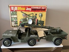 Vintage 1965 GI Joe Official Jeep Combat Set w/ Box