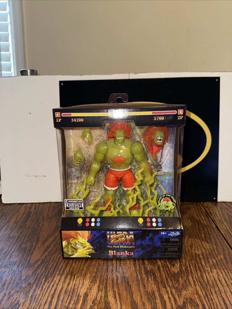 Jada Toys Street Fighter II Blanka Glow-in-the-Dark ( EE EXCLUSIVE )