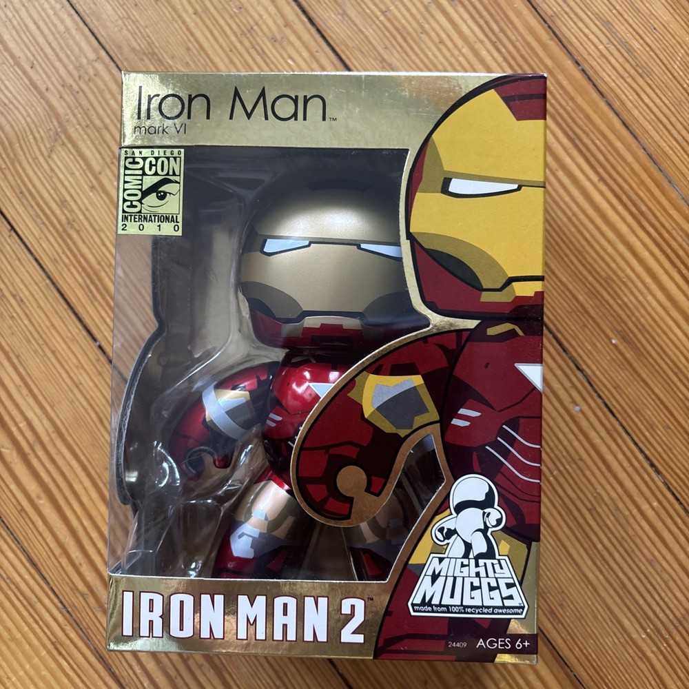 IRON MAN 2 SDCC 2010 Exclusive Marvel MCU Mighty Muggs Unopened NEW MOC