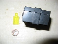 1964 GI Joe Vintage Hasbro 12” AT Dangerous Removal Yellow Bomb & Black Crate