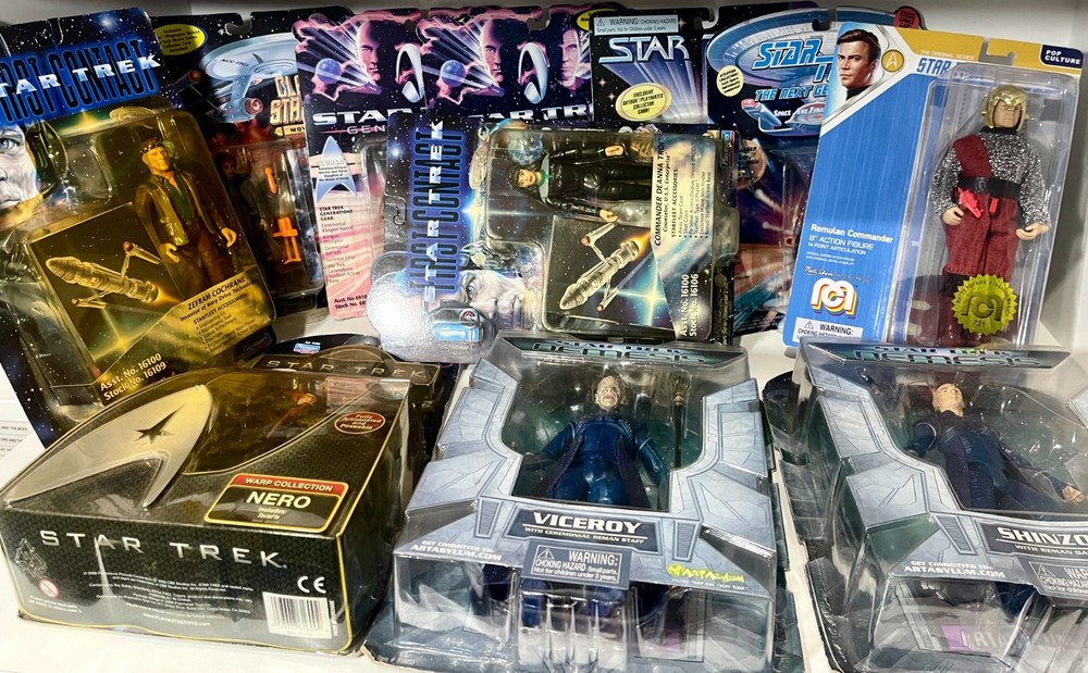 Star Trek Action Figure Bundle x11 Playmates Mego Asylum NOS – FREE TRACKED POST