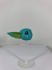 Plunderlings Captain Teel Grinning Head Lone Coconut Goblin Figure Teal Pirate