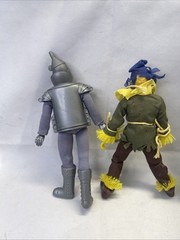MEGO Wizard of Oz WIZARD Frank Morgan Scarecrow & Tinman 8″ Figures DOLL Vintage