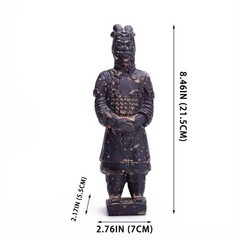 Antique Reproduction Qin Dynasty Terra cotta Warrior Collectible Statuette…