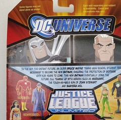 BRUCE WAYNE, BATMAN & WARHAWK JUSTICE LEAGUE UNLIMITED UNOPENED MATTEL 2008