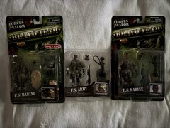 Lot Of Forces Of Valor Bravo Team Action Figures (3)
