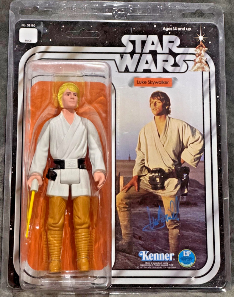 Signed Mark Hamill Luke Skywalker STAR WARS Kenner Action Figure Toy Auto PSA