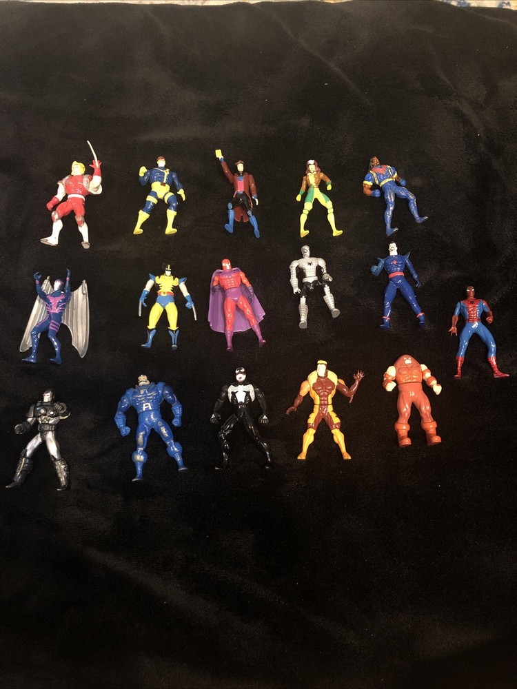 16- Marvel/X-Men Die-Cast Metal Characters
