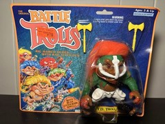 Battle Trolls T.D. TROLL 5.5″ Action Figure Vintage MOC 1992 Hasbro