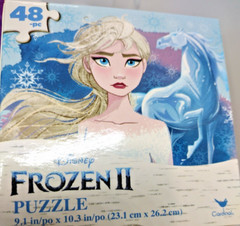 Disney Frozen II Bundle of Three (3) Items: Book. Puzzle. Facial Tissues NEW