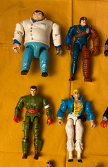 vintage Hasbro COPS N CROOKS action figures lot x11 free ship