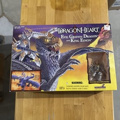 Dragonheart Evil Griffin Dragon & Rider King Einon Deluxe Set Kenner 1996