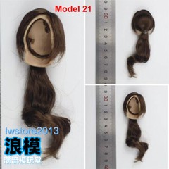 1/6 Artificial Hair Wig Cover For 12″ Female Phicen TBL JO Figure Head Body Toys