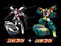 Hello Carbot The Braves PATROL GUYS Heat Guy Code Guy Transformer Robot K-Toy