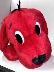 24 in. Clifford the Big Red Dog Barking Jumbo Plush Stuffed Animal Large Vintage