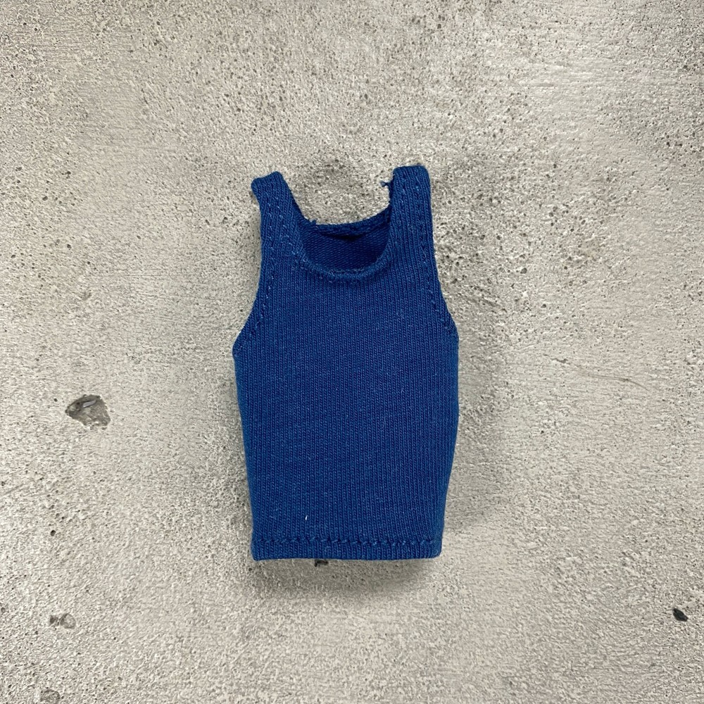MO-TBTK-DB: 1/12 Blue tank top for Mezco Marvel Legend Slim body