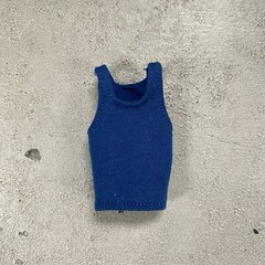 MO-TBTK-DB: 1/12 Blue tank top for Mezco Marvel Legend Slim body