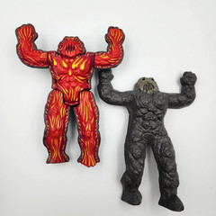 Hasbro Inhumanoids Magnokor Pyre Crygen Magnetic Figure 1986 Vintage