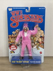 WWE Superstars LJN Jesse Ventura Exclusive Blue Card Retro SERIES 2 In Hand