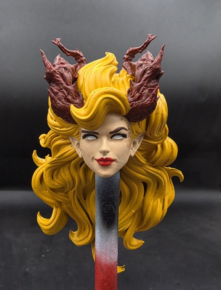 Hot Toys Custom Magik Darkchild Head 1/6 Scale Painted