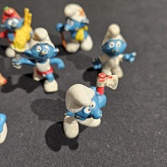 Vintage ASSORTED Lot of 11 Smurfs Peyo Schleich PVC Figures West Germany