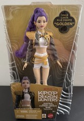 KPop Demon Hunters HUNTR/X Rumi Golden Singing Doll In Hand Mattel K Pop