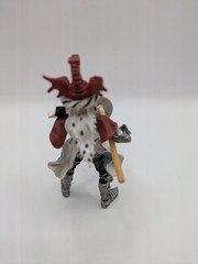 PLASTOY RED & SILVER DRAGON MEDIEVAL KNIGHT JOUSTING LANCE FANTASY FIGURE! VGC!