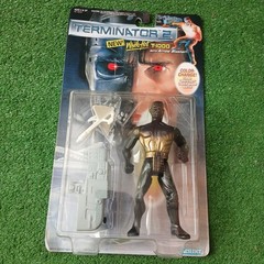 Terminator 2 White-Hot T-1000 A.F W/Arrow Blaster 1991 Kenner SEALED READ