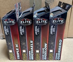 WWE Elite Monday Night Wars Complete Set of 4, (Greatest Hits) w/ Vincent BAF